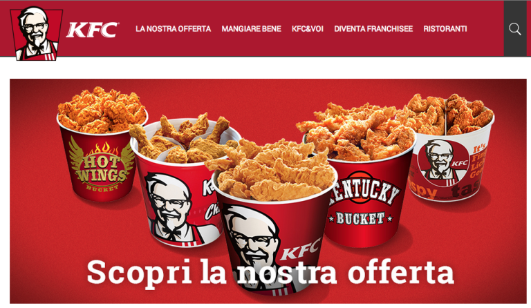 Kfc.it Sito Italia