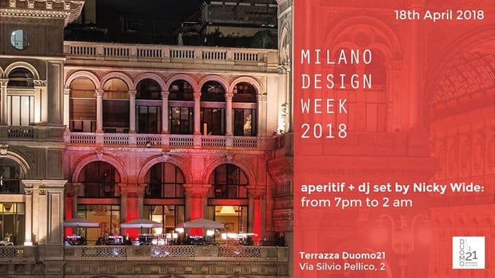 Terrazza Duomo 21 Milan Design Week 2018
