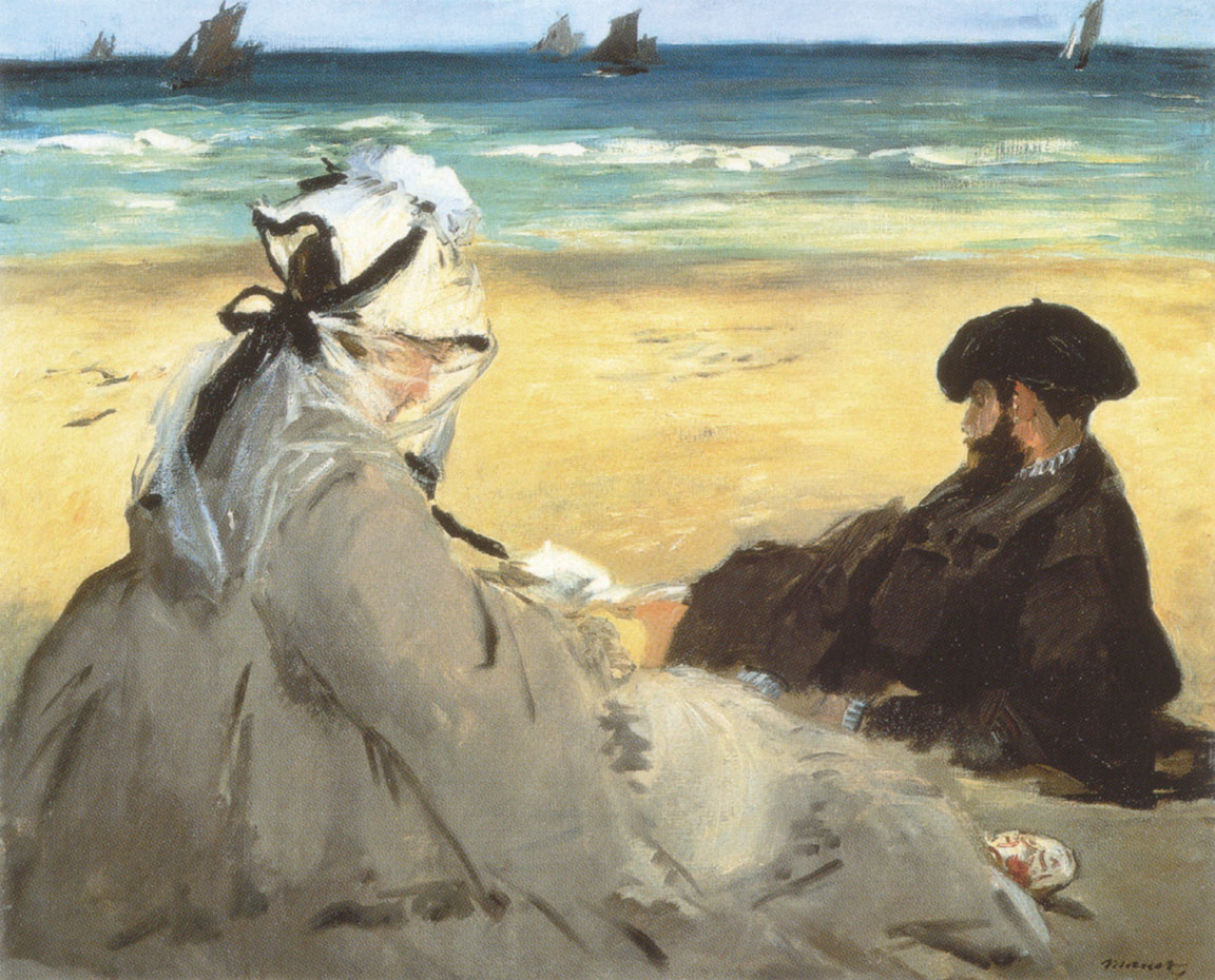 Manet Sulla sabbia 1873 Sur la plage On the beach