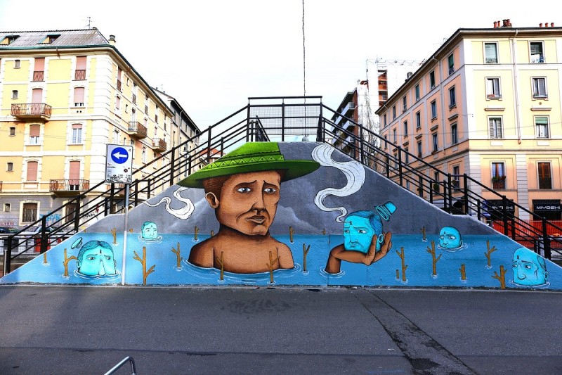 seacreative new mural for bridge fest in milano 01 e1430140900241