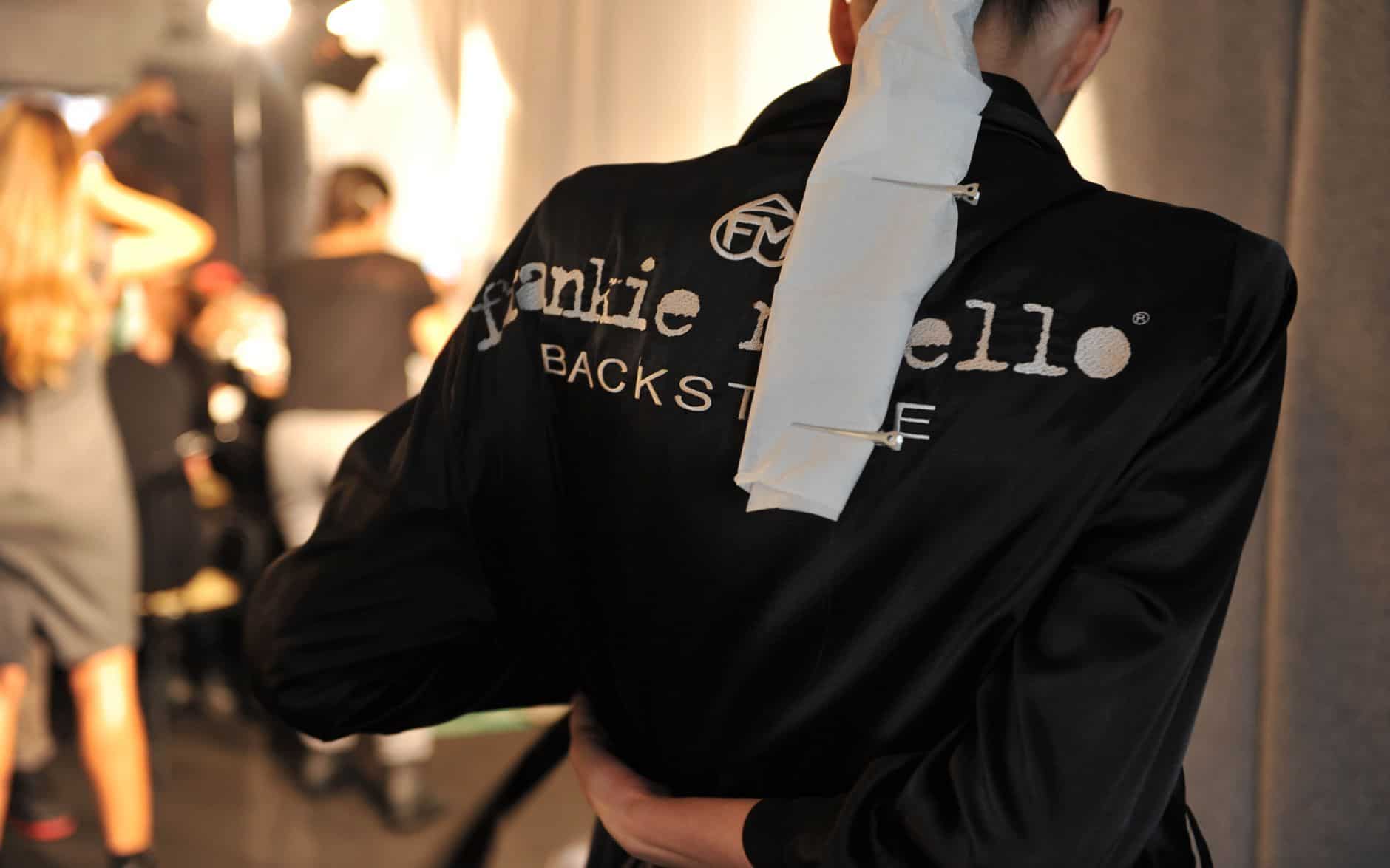 Backstage Frankie Morello Milan Fashion Week