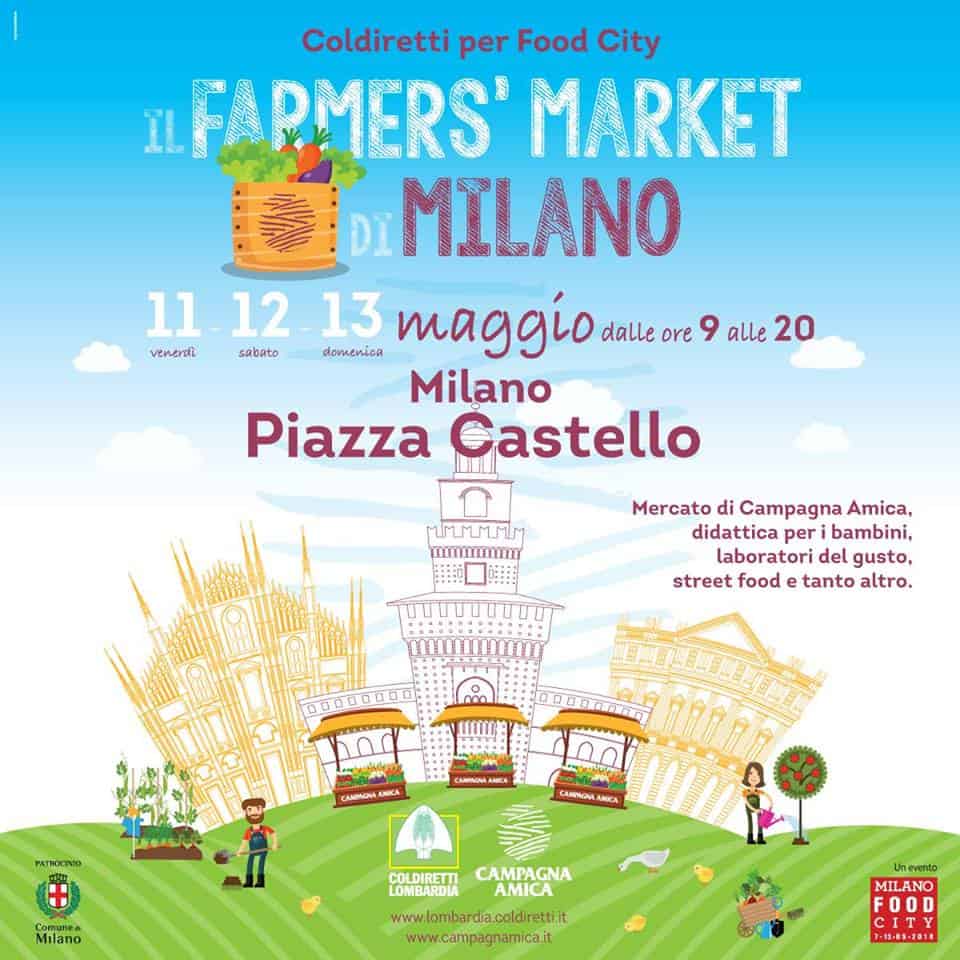 farmer market castello milano food city