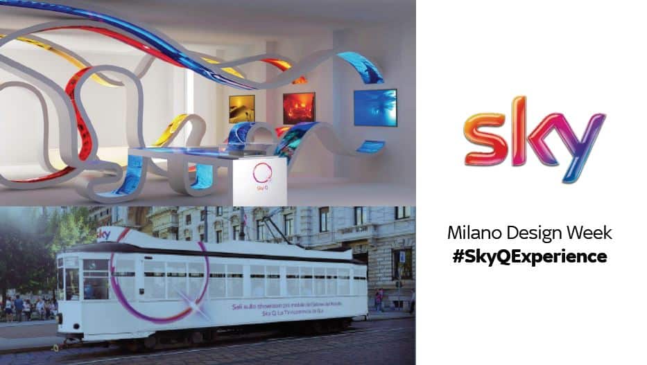tram sky milano #SkyQExperience