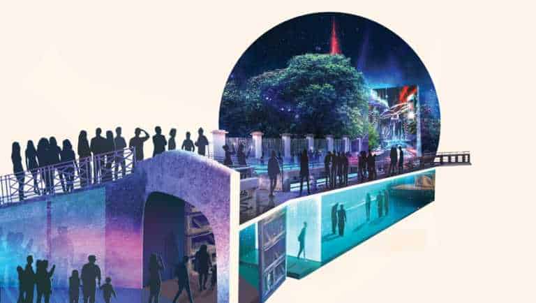 Marco Balich “AQUA. Leonardo’s Vision” rendering.