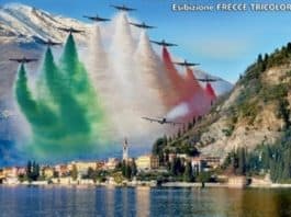 Locandina Centro Lago di Como Air Show 1 Frecce Tricolori 2019 2