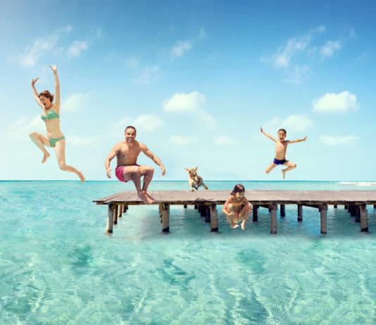 visual club esse famiglia tuffo mare stintino