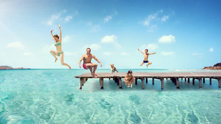 visual club esse famiglia tuffo mare stintino