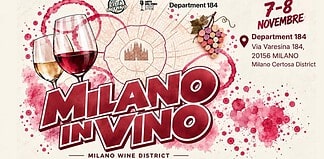 Milano in Vino 2026 – Milano Wine District, 7 e 8 novembre a Department 184 Milano