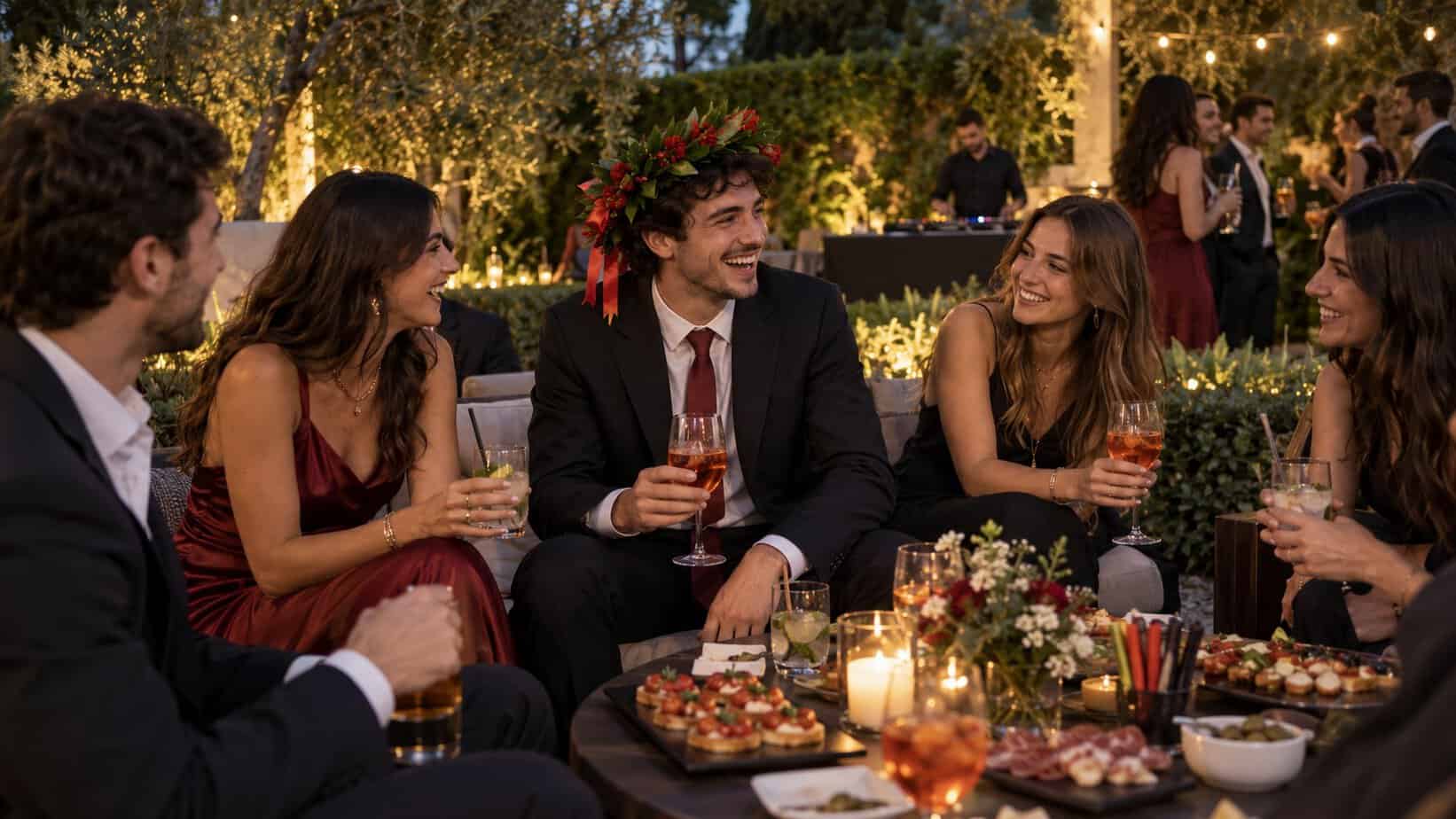 Aperitivo per una festa di laurea a Milano con area riservata