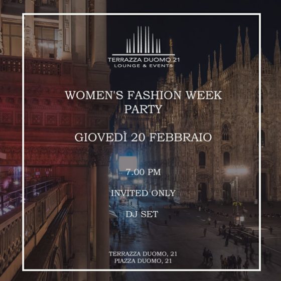 milano fashion week 2020 cocktail party