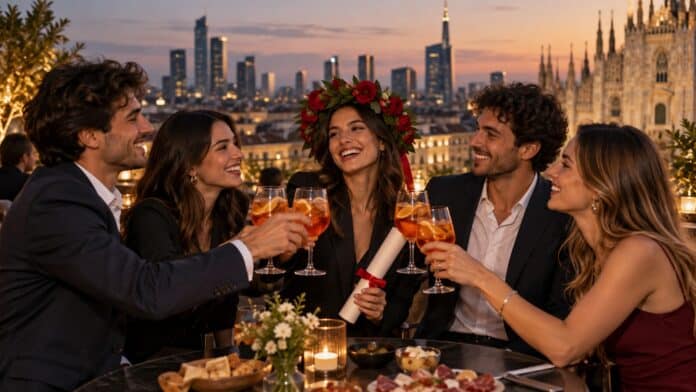 Festa di laurea a Milano in una location elegante