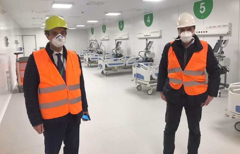 Attilio Fontana nuovo ospedale