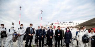 Medici e Infermieri arrivati dallAlbania emergenza coronavirus