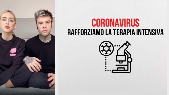 coronavirus ferragnez donazioni ospedale