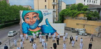 murales dottori ospedale