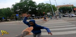 brumotti aggressione porta venezia milano striscia