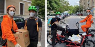 ferragnez volantari milano coronavirus