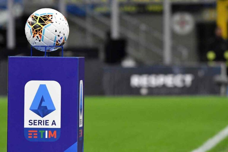 Serie A logo e pallone