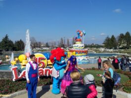 Un Papà a Leolandia Lingresso del Parco di Capriate