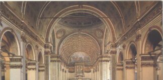 MI Milano 1990 Basilica Santa Maria presso San Satiro navata centrale