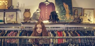 photo of woman near clothes 374677