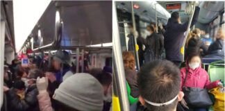 metro bus affollati