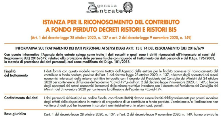 modulo agenzia entrate