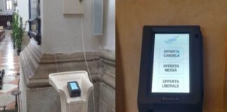 pos chiesa offerte carta di credito bancomat