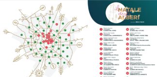mappa alberi di natale milano