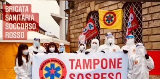 tampone sospeso