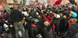 TifosiDerbyMilan assembramenti