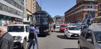 protesta autobus