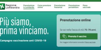 vaccini lombardia covid prenotazione poste 2021
