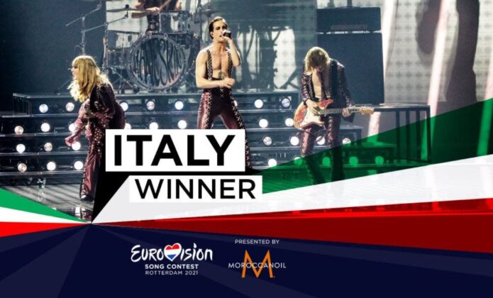 I MANESKIN vincono Eurovision 2021 Eurovision Song Contest ...