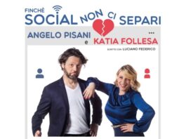 Katia Follesa e Angelo Pisani con Finche Social non ci separi spettacolo Teatro Nazionale Milano