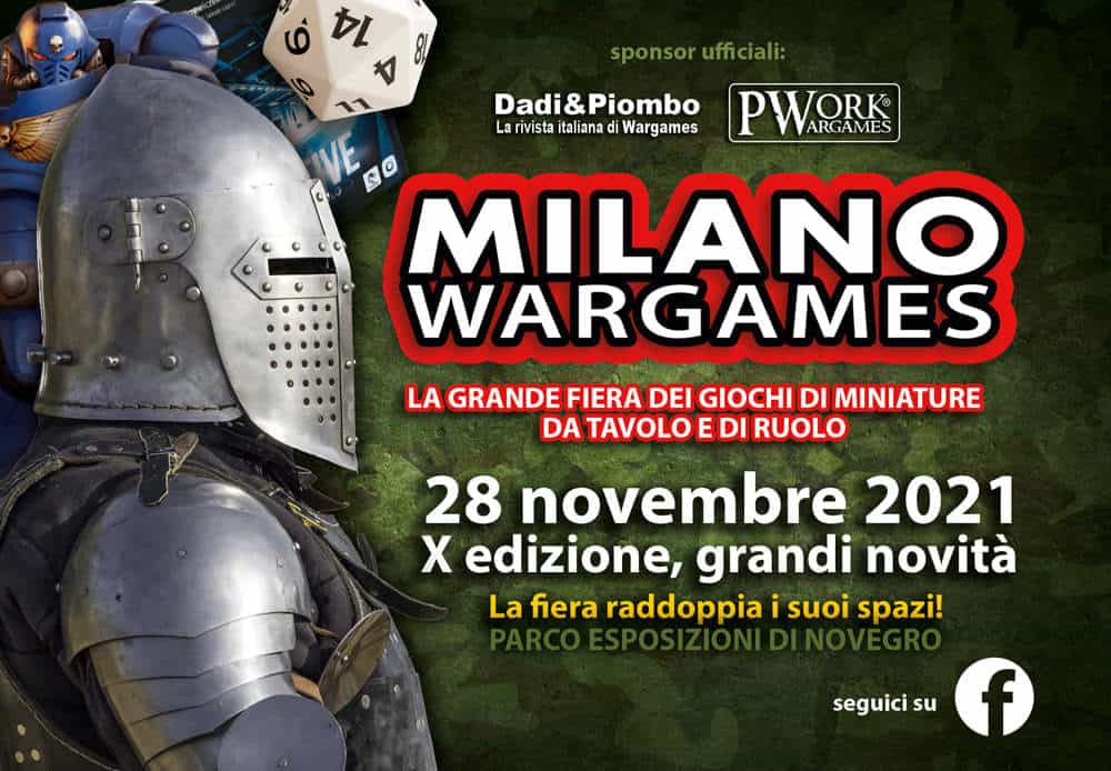 Milano Wargames 2021: la fiera di giochi di miniature, di ruolo e da tavolo
