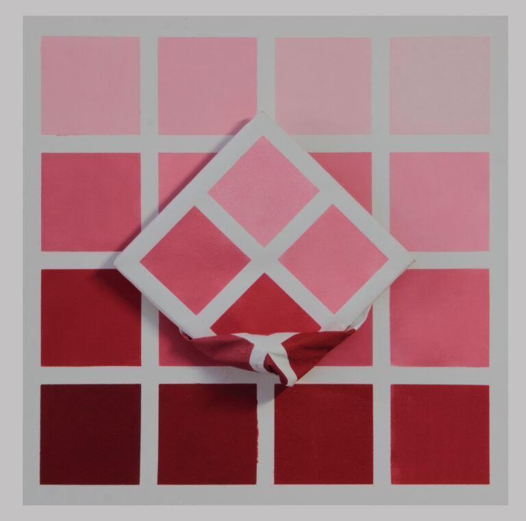 Alberto Loro Venere Leta delle donne 2019 olio su tela e telina 70 x 70 cm courtesy Alberto Loro scaled
