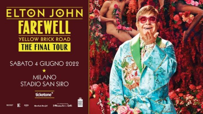 Elton john italia 2022 tour