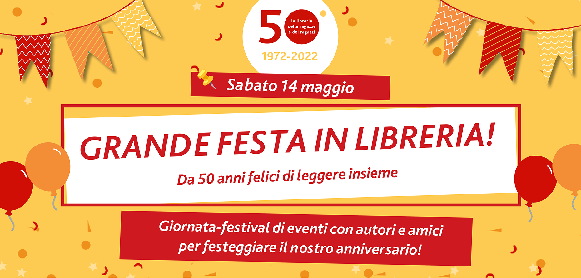 Milano: festa per i 50 anni della Libreria delle Ragazze e dei Ragazzi