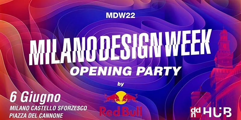 red bull parti opening party castello milano