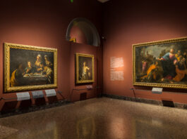130821 11 Pinacoteca Brera Caravaggio dialogo allestimento scaled