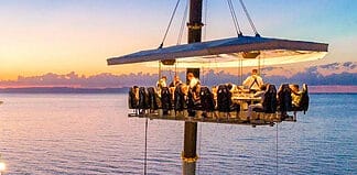 dinner in the sky cena sospesa
