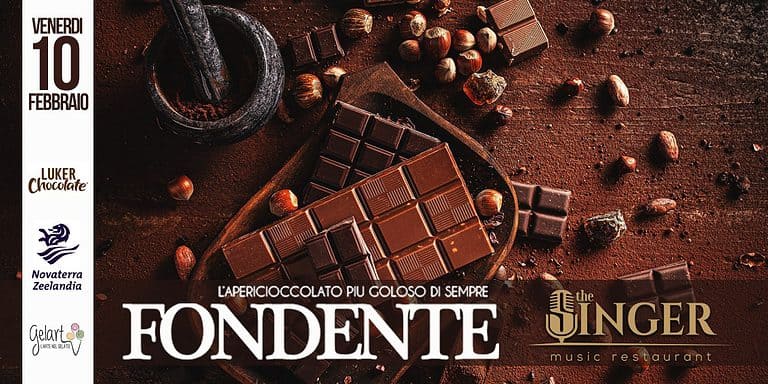 the singer milano aperitivo al cioccolato