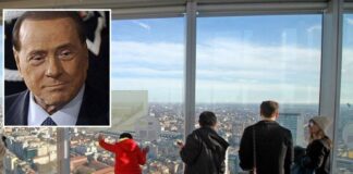 Silvio Berlusconi Belvedere Palazzo Lombardia