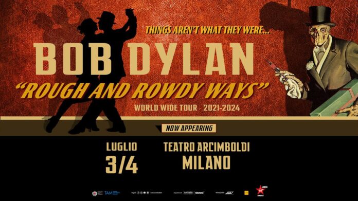 Bob Dylan arriva a Milano