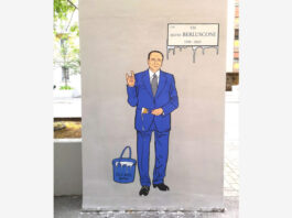 Rifatto murale di Berlusconi