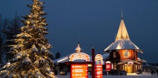 volo diretto città di Babbo Natale