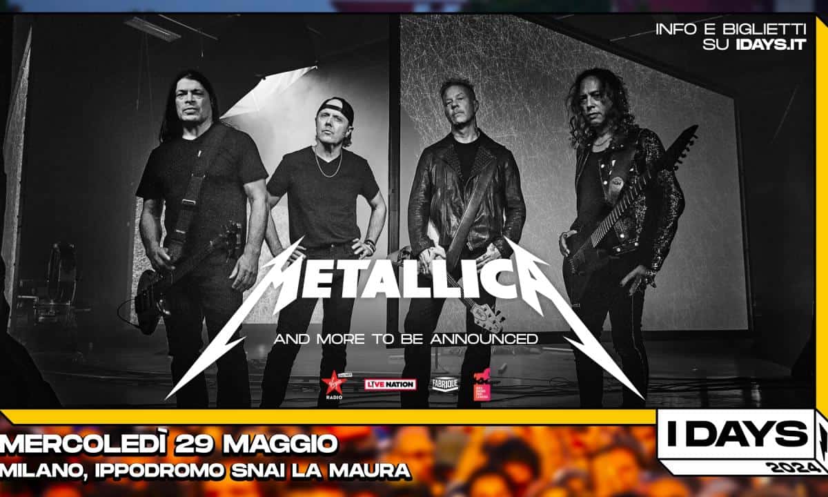 I Metallica agli Idays Milano 2024