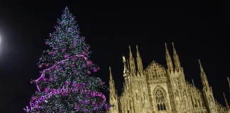 albero di Natale delle Olimpiadi
