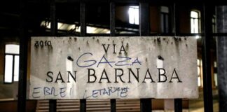 scritta antisemita Milano